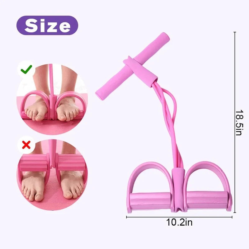 4-Tube Pedal Resistance Band (Free Shipping)